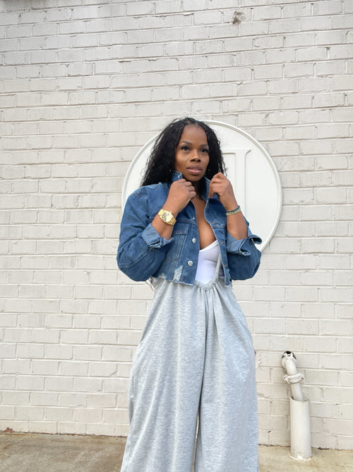 Cropped Denim jacket