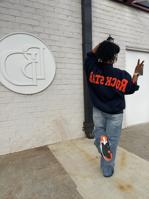 ROCKSTAR Oversized Fleece Jacket