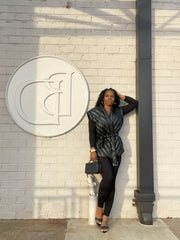 Chevron  Quilted Vest