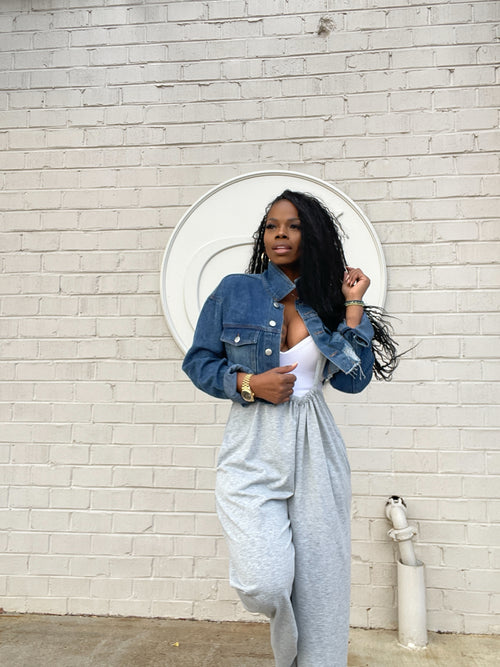 Cropped Denim jacket