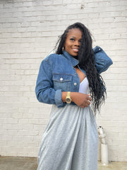 Cropped Denim jacket