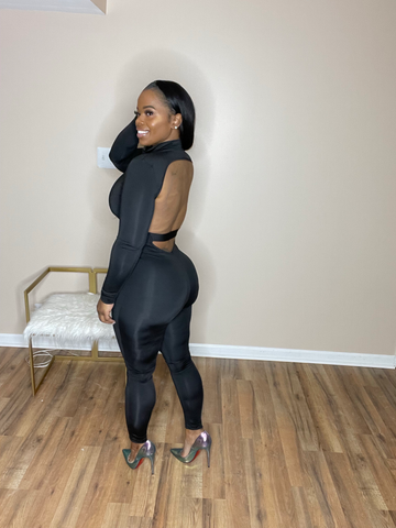 Backless Romper