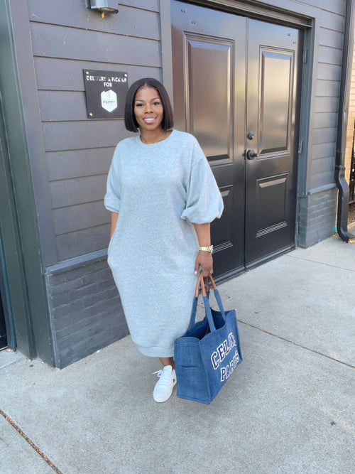 Oversized Sweatshirt Dress
