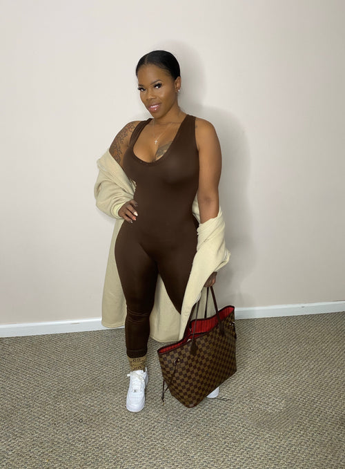 Essential Vneck jumpsuit