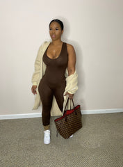 Essential Vneck jumpsuit