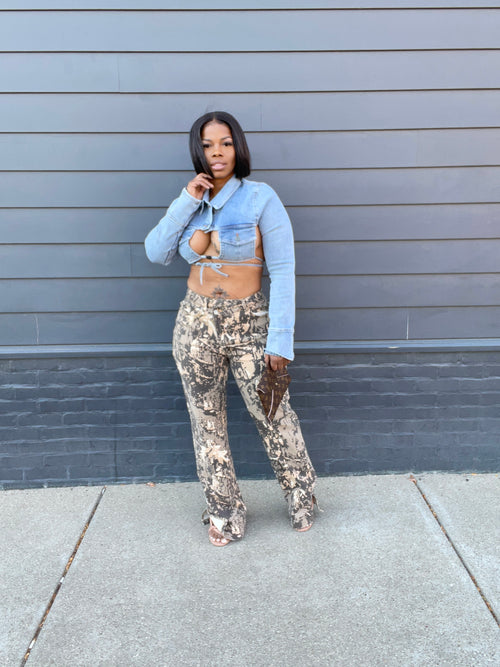 Woodstock Asymmetric Jeans