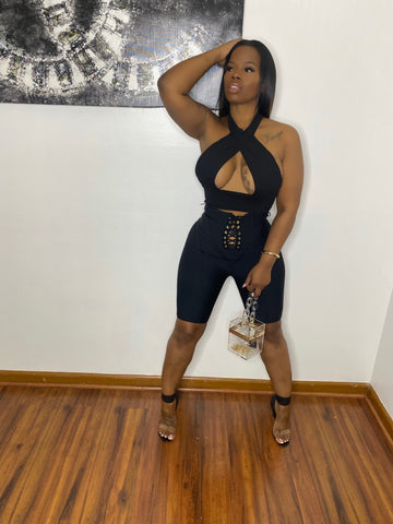Backless Romper