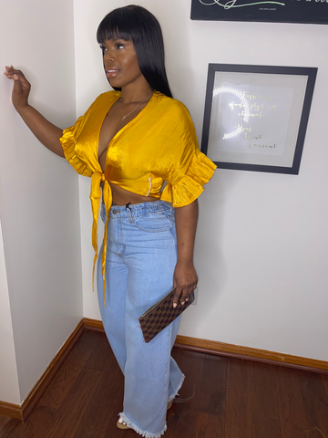 Backless Button Down
