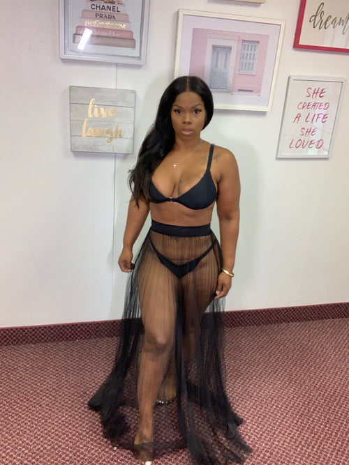Diva Mesh Coverup Skirt