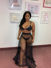 Diva Mesh Coverup Skirt
