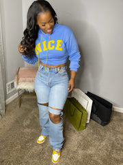 Ripped High Waist