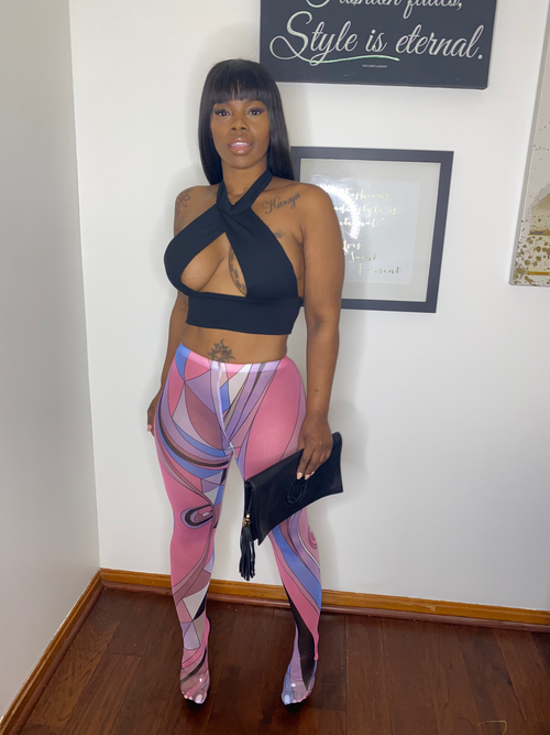 Disco printed Pants