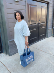 Oversized Sweatshirt Dress