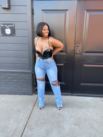 Backless Button Down